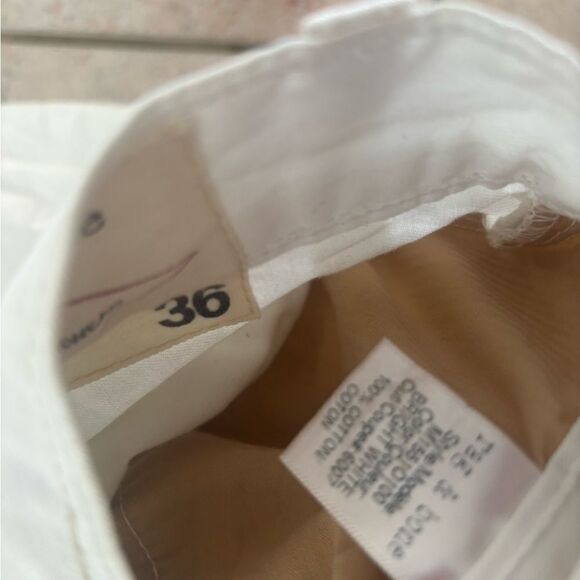 rag & bone tailored workwear bottoms white jean pants - Picture 7 of 7